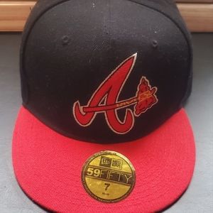 Atlanta Braves MLB Baseball Cap Hat NewEra 59FIFTY Size 7 56cm